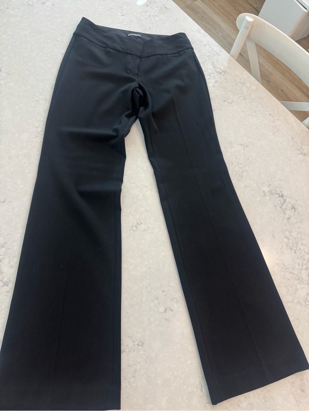 Express Black Bootcut editor Pants